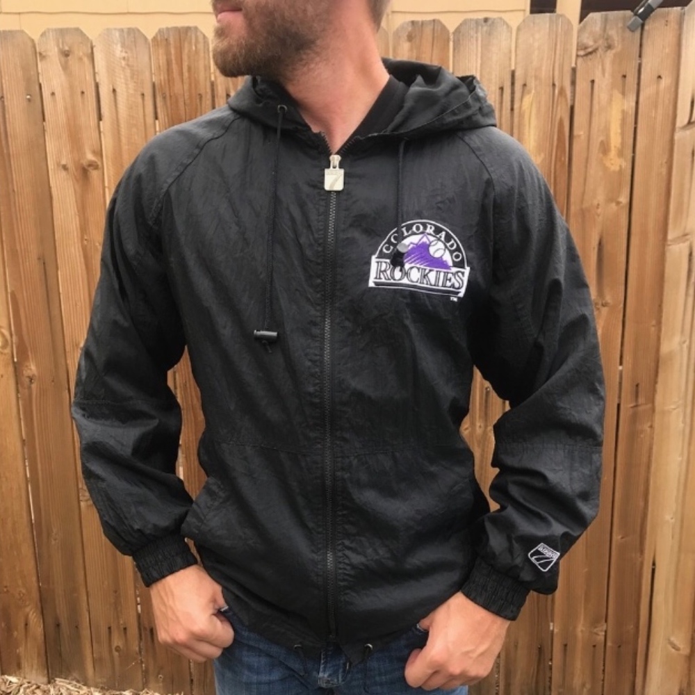 Colorado Rockies Black Vintage Jacket